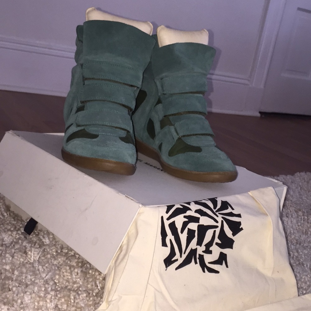 ISABEL MARANT HIGH TOP SNEAKERS